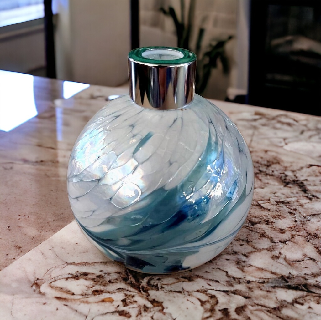 Diffuseur Globe Blue White